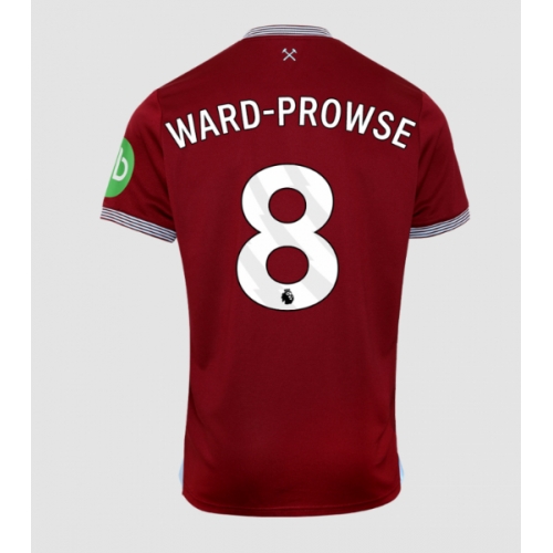Billige Fotballdrakt West Ham United James Ward-Prowse #8 Replika Hjemmedrakt 2025-26 Kortermet Billige Fotballdrakt West Ham United James Ward-Prowse #8 Replika Hjemmedrakt 2025-26 Kortermet